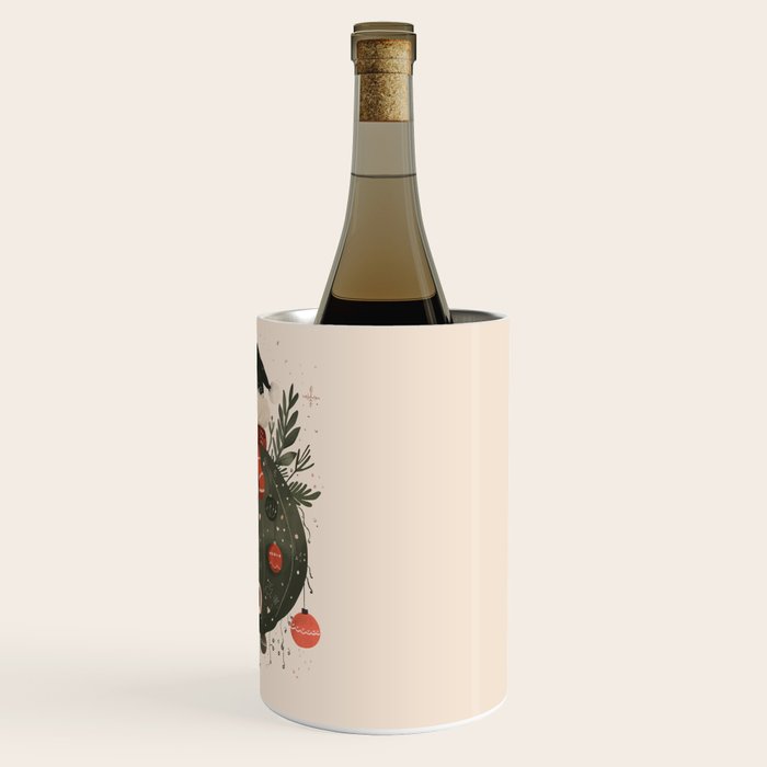 Festive Ho Ho Ho Bauble Wine Chiller Gallery Image 3