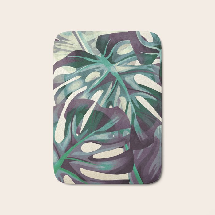 Monstera Bath Mat Gallery Image 1