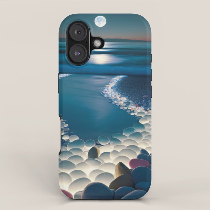 Ocean Moonlight Beach Prints iPhone Case Gallery Image 1