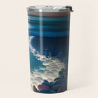 Ocean Moonlight Beach Prints Travel Mug Gallery Image 2