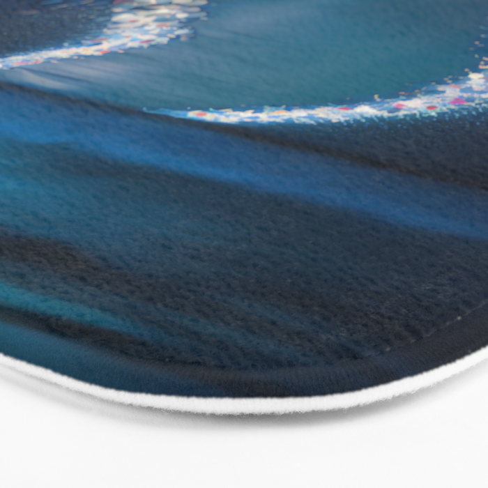 Ocean Moonlight Beach Prints Bath Mat Gallery Image 3