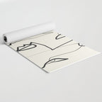 Abstract line art 12 Yoga Mat Gallery Image 2