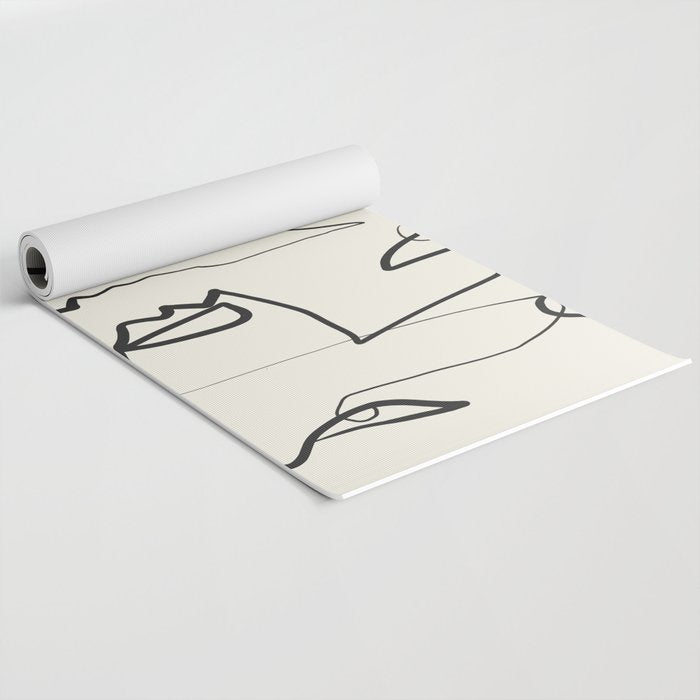 Abstract line art 12 Yoga Mat Gallery Image 2