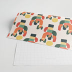 Cactus in the desert Wrapping Paper Gallery Image 2