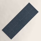 Lines III (Annapolis Blue) Yoga Mat Gallery Image 1