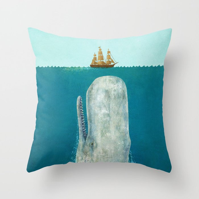The Whale Throw Pillow Gallery Image 6