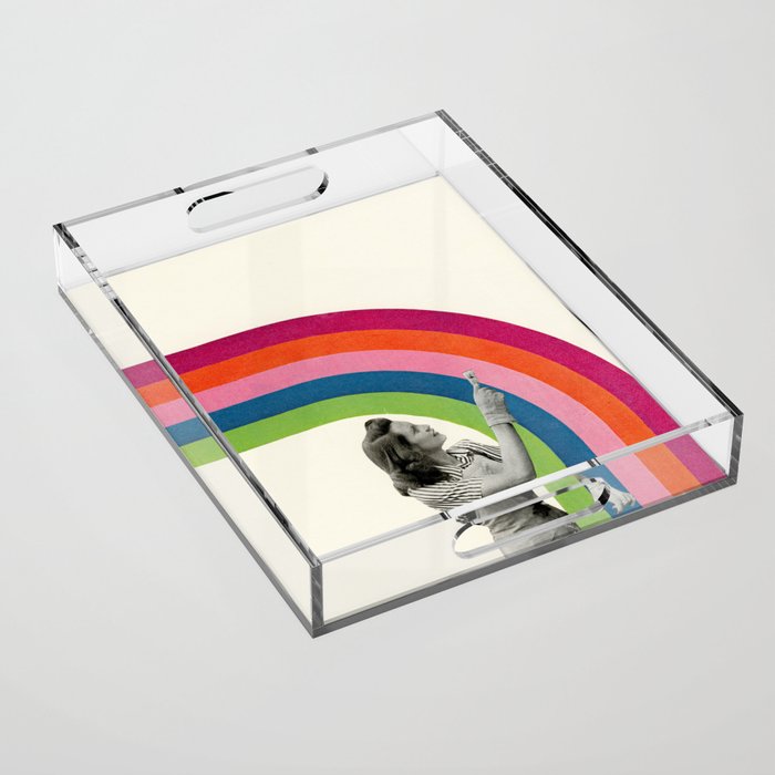Paint a Rainbow Acrylic Tray Gallery Image 1