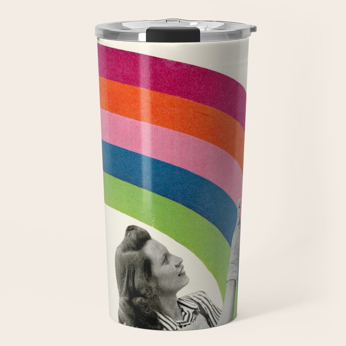 Paint a Rainbow Travel Mug Gallery Image 1