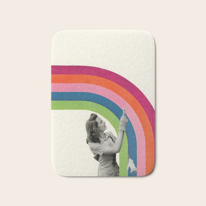 Paint a Rainbow Bath Mat Gallery Image 1