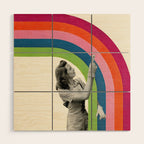Paint a Rainbow Wood Wall Art Gallery Image 1