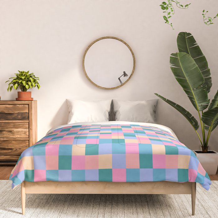 Bold Retro Checks Pattern - Small XXXI Comforter Gallery Image 3