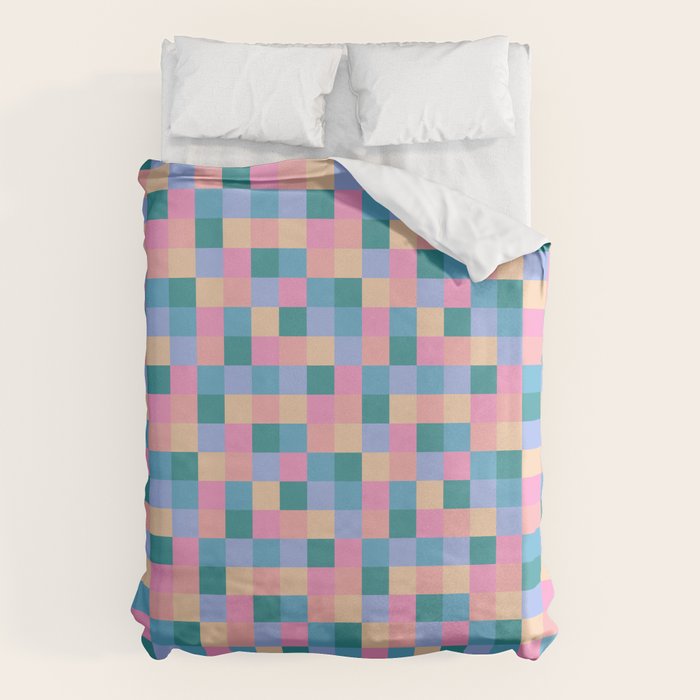Bold Retro Checks Pattern - Small XXXI Duvet Cover Gallery Image 6