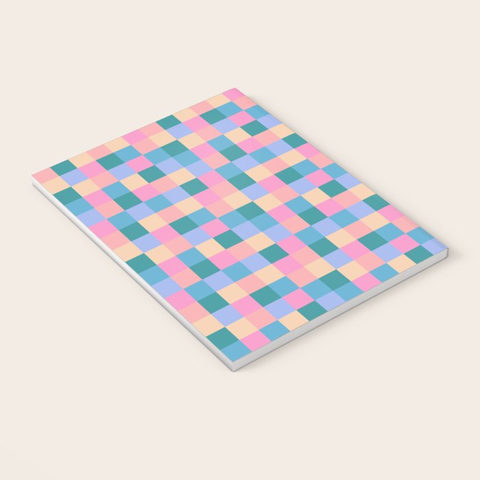 Bold Retro Checks Pattern - Small XXXI Notebook Gallery Image 3