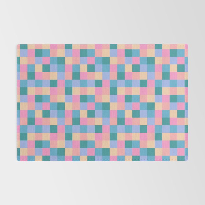 Bold Retro Checks Pattern - Small XXXI Rug Gallery Image 2