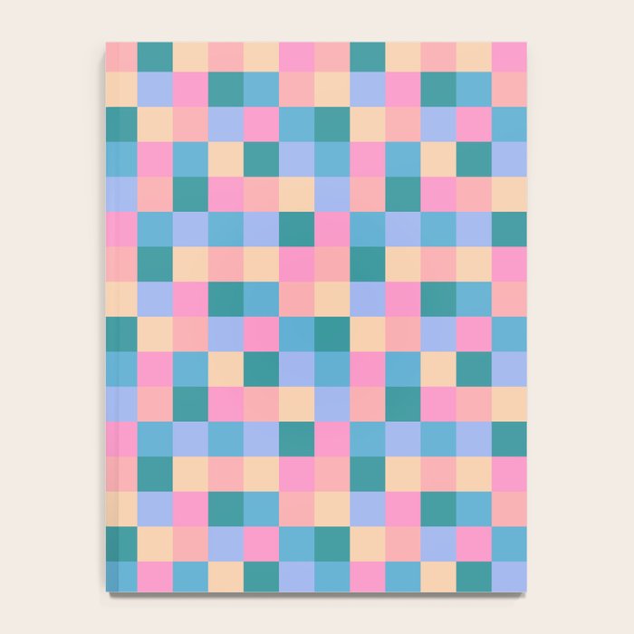 Bold Retro Checks Pattern - Small XXXI Notebook Gallery Image 4