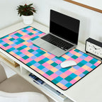 Bold Retro Checks Pattern - Small XXXI Desk Mat Gallery Image 2