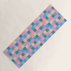 Bold Retro Checks Pattern - Small XXXI Yoga Mat Gallery Image 1