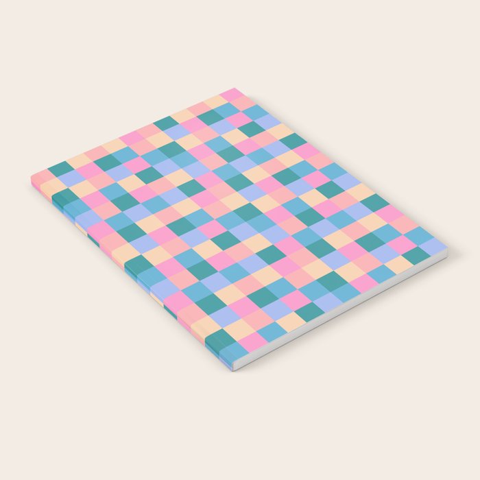 Bold Retro Checks Pattern - Small XXXI Notebook Gallery Image 2