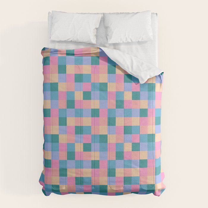 Bold Retro Checks Pattern - Small XXXI Comforter Gallery Image 1