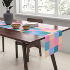Bold Retro Checks Pattern - Small XXXI Table Runner Gallery Image 2