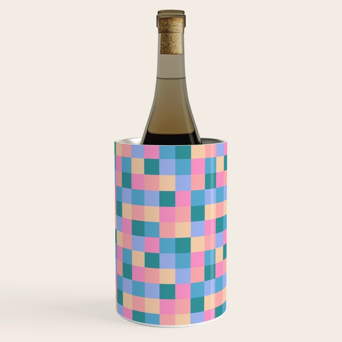 Bold Retro Checks Pattern - Small XXXI Wine Chiller Gallery Image 2