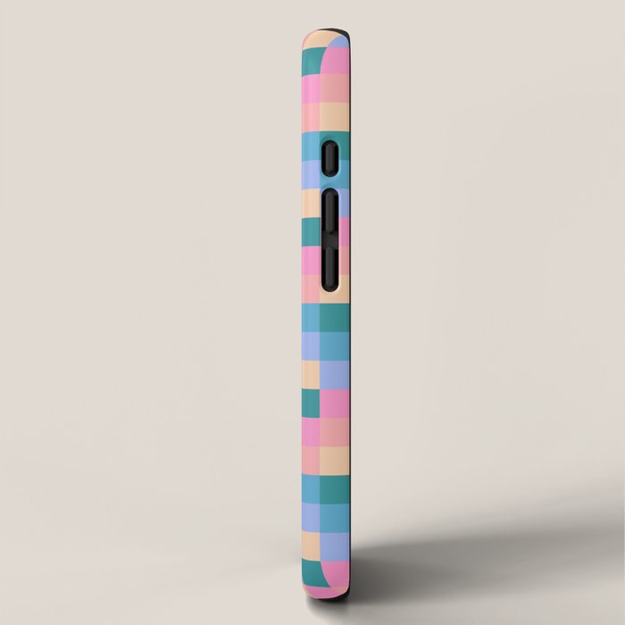 Bold Retro Checks Pattern - Small XXXI iPhone Case Gallery Image 2