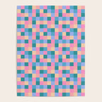 Bold Retro Checks Pattern - Small XXXI Poster Gallery Image 4