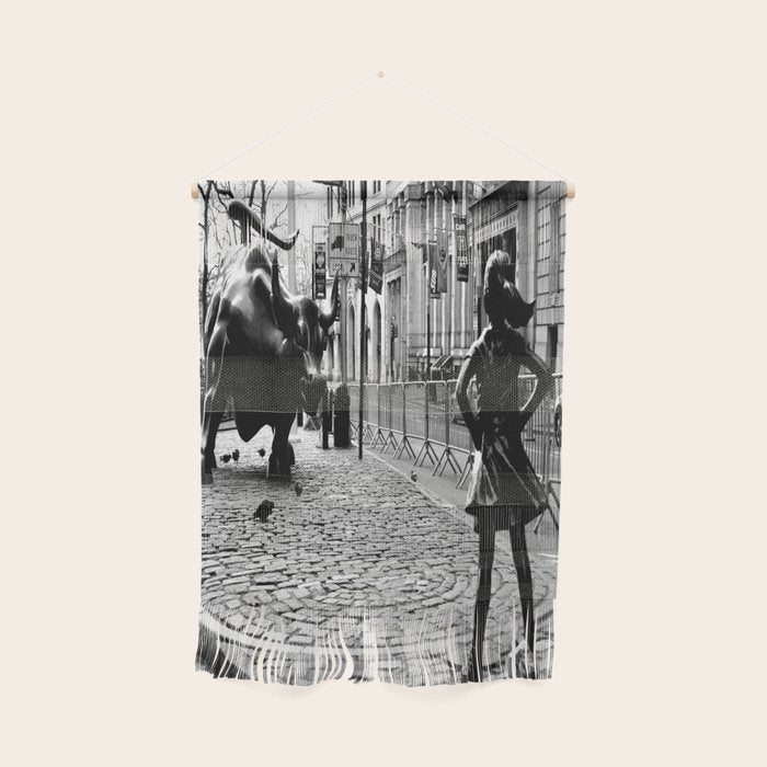 Fearless Girl and the Charging Bull Wall Hanging Gallery Image 1