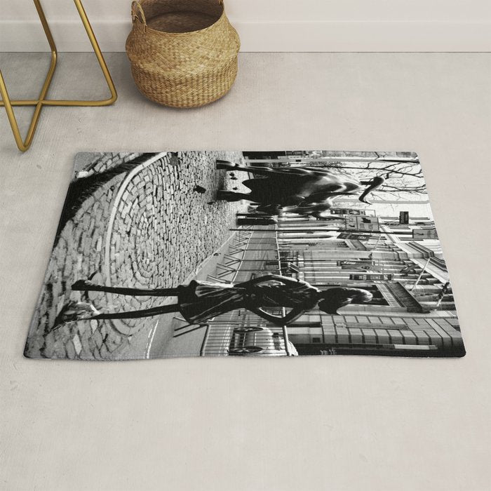 Fearless Girl and the Charging Bull Rug Gallery Image 1