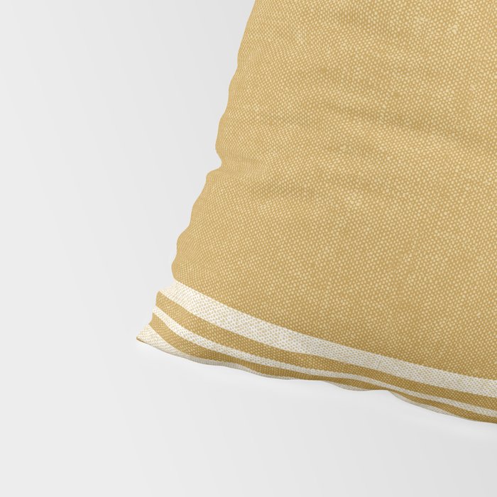pimlico stripes - mustard yellow Pillow Sham Gallery Image 4