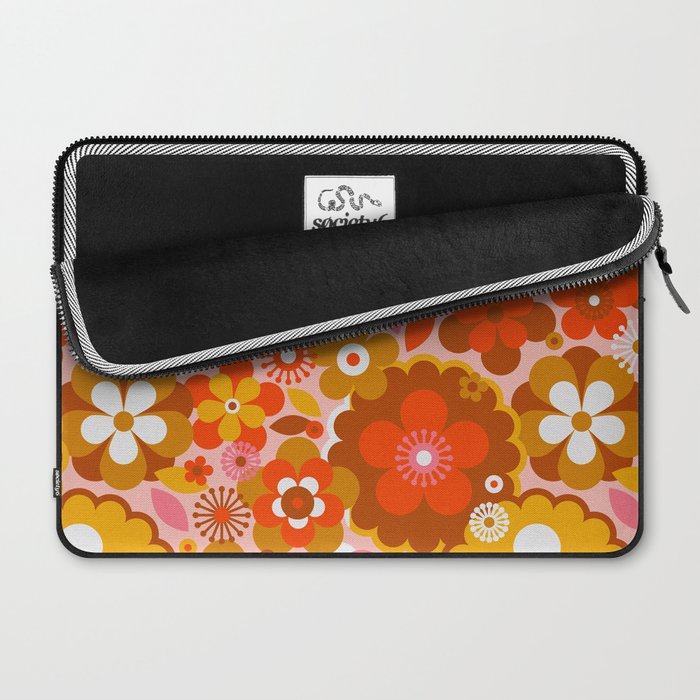 Groovy Florals - Sunshine Laptop Sleeve Gallery Image 2