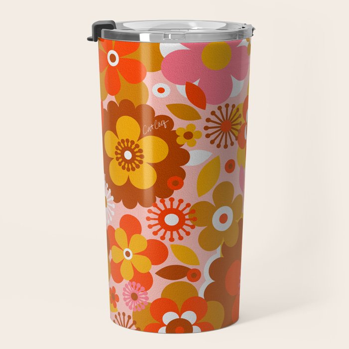 Groovy Florals - Sunshine Travel Mug Gallery Image 3