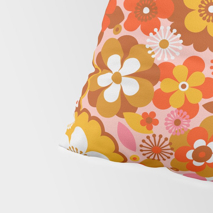 Groovy Florals - Sunshine Pillow Sham Gallery Image 4