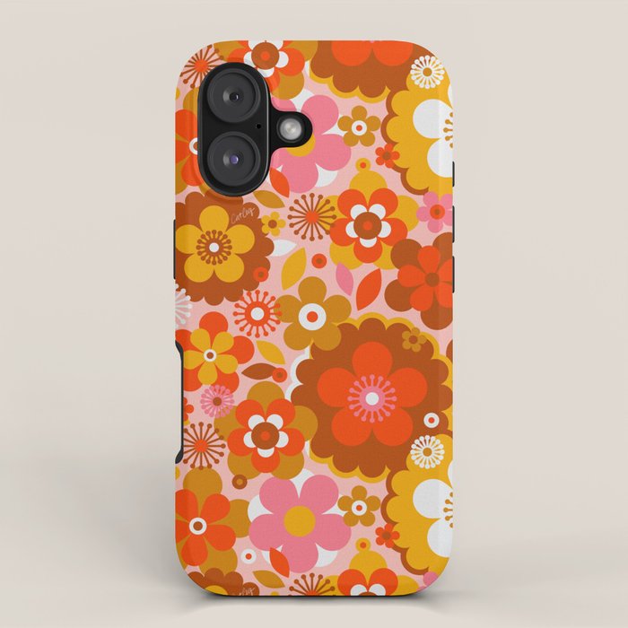 Groovy Florals - Sunshine iPhone Case Gallery Image 1