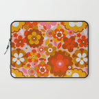 Groovy Florals - Sunshine Laptop Sleeve Gallery Image 1