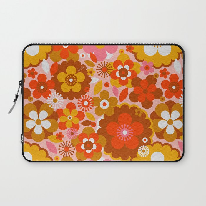 Groovy Florals - Sunshine Laptop Sleeve Gallery Image 1