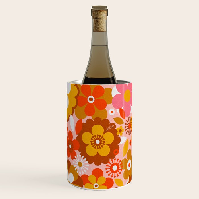 Groovy Florals - Sunshine Wine Chiller Gallery Image 2