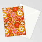 Groovy Florals - Sunshine Stationery Card Gallery Image 2