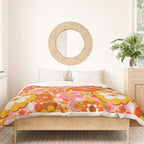 Groovy Florals - Sunshine Duvet Cover Gallery Image 3