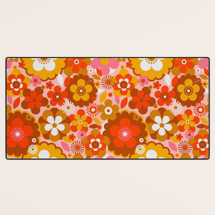 Groovy Florals - Sunshine Desk Mat Gallery Image 3