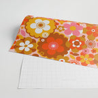 Groovy Florals - Sunshine Wrapping Paper Gallery Image 2