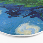 Olive Trees by Vincent Van Gogh Oil Painting Bath Mat Gallery Image 3