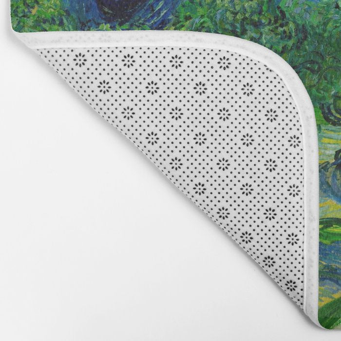 Olive Trees by Vincent Van Gogh Oil Painting Bath Mat Gallery Image 2