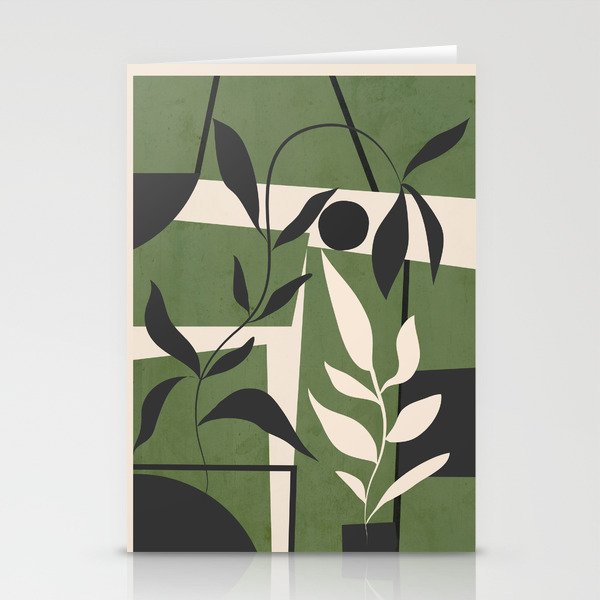 Abstract Foliage 4 Stationery Card Gallery Image 2