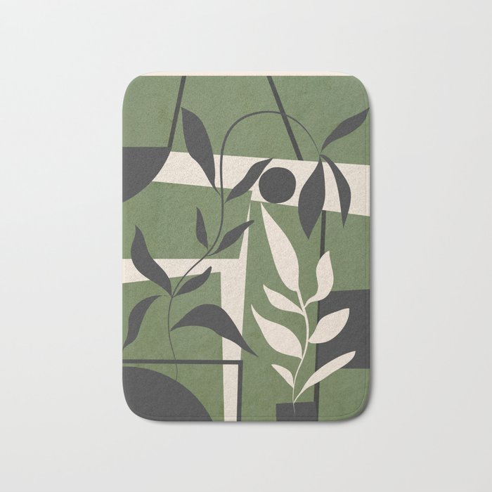 Abstract Foliage 4 Bath Mat Gallery Image 1