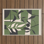 Abstract Foliage 4 Outdoor Rug Gallery Image 1