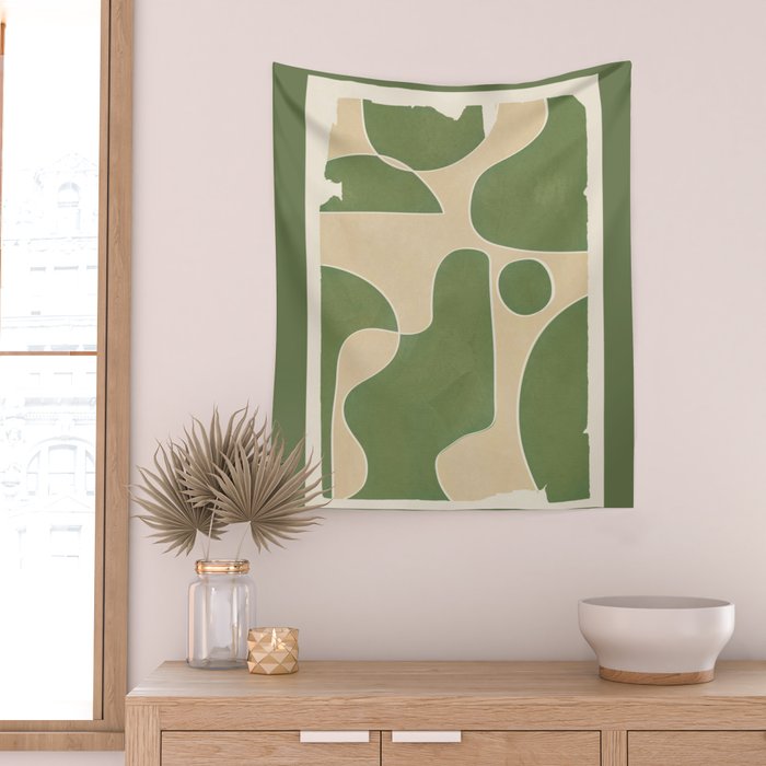 Abstract Forms 02 Wall Tapestry Gallery Image 2
