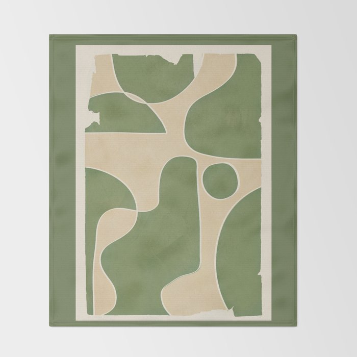 Abstract Forms 02 Throw Blanket Gallery Image 2