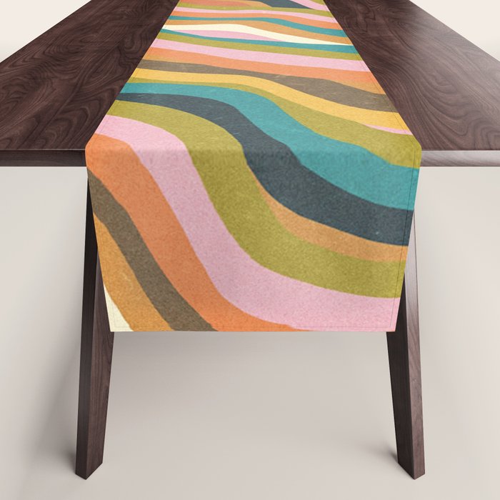 Rainbow Marble Table Runner Gallery Image 1