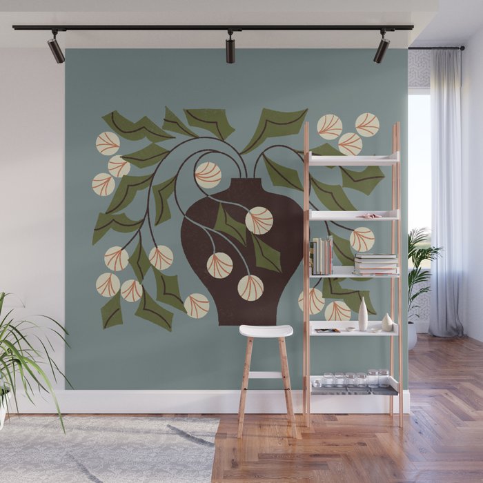 Unruly Bouquet Drawing Wall Mural Gallery Image 1
